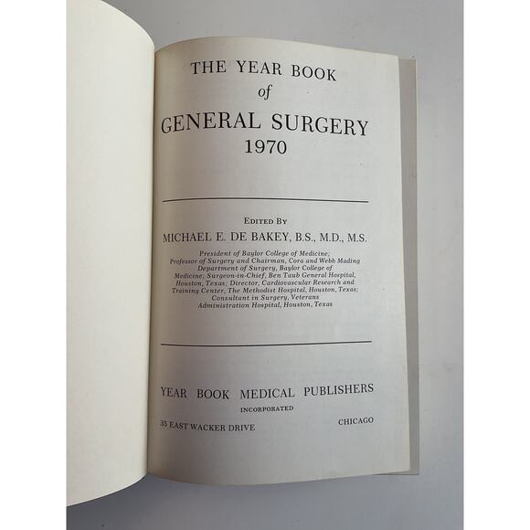 1970 Year Book of General Surgery: Vintage Medical Book Illustrated - Picture 5 of 7